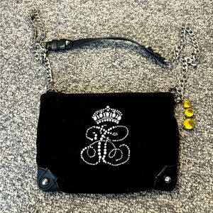 LIKE NEW JUICY COUTURE SEUDE SHOULDER BAG